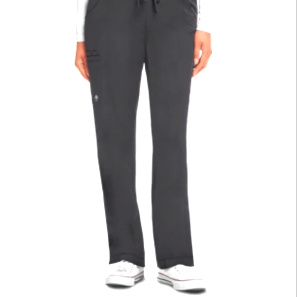 Women pewter scrub pant M
